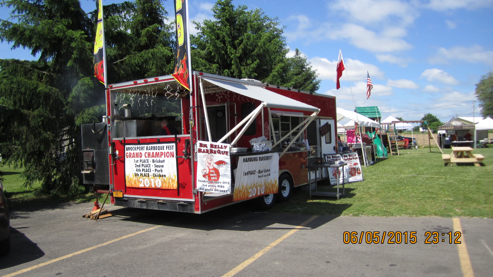 Pitmaster preparing smoked meats