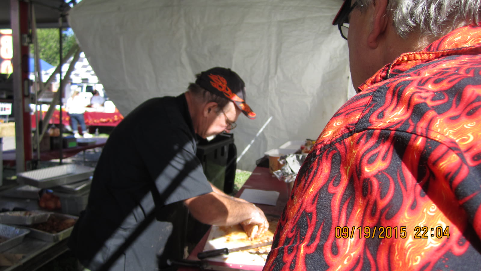 Pitmaster preparing smoked meats